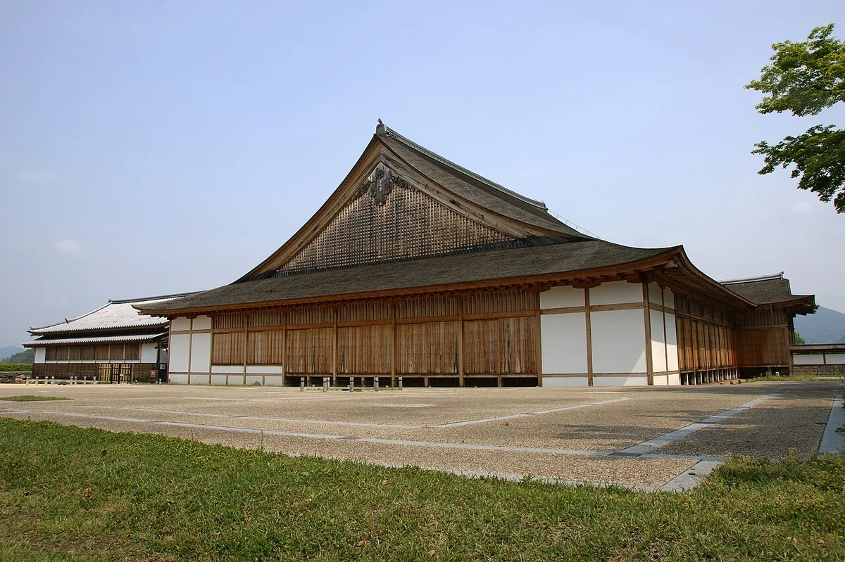 篠山城の復元された大書院